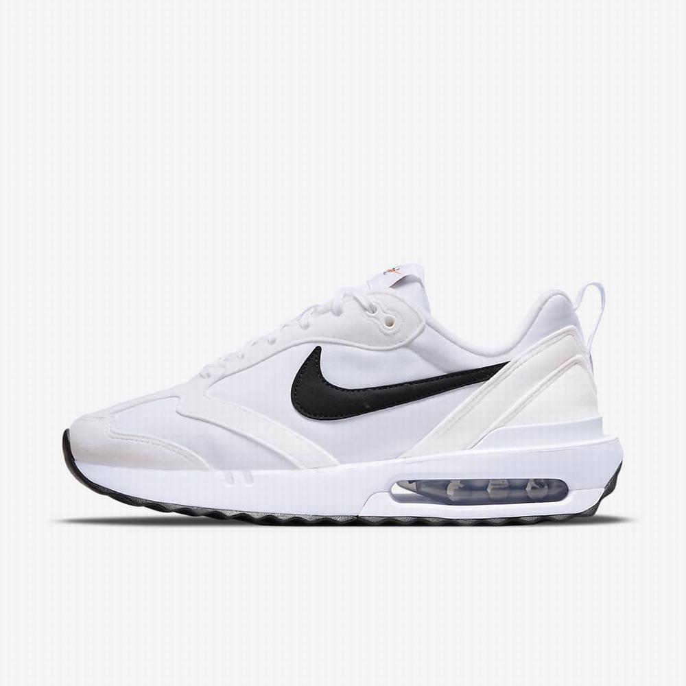 Nike Air Max Dawn Női Utcai Cipő Fehér Narancssárga Fekete | NI6028-H46