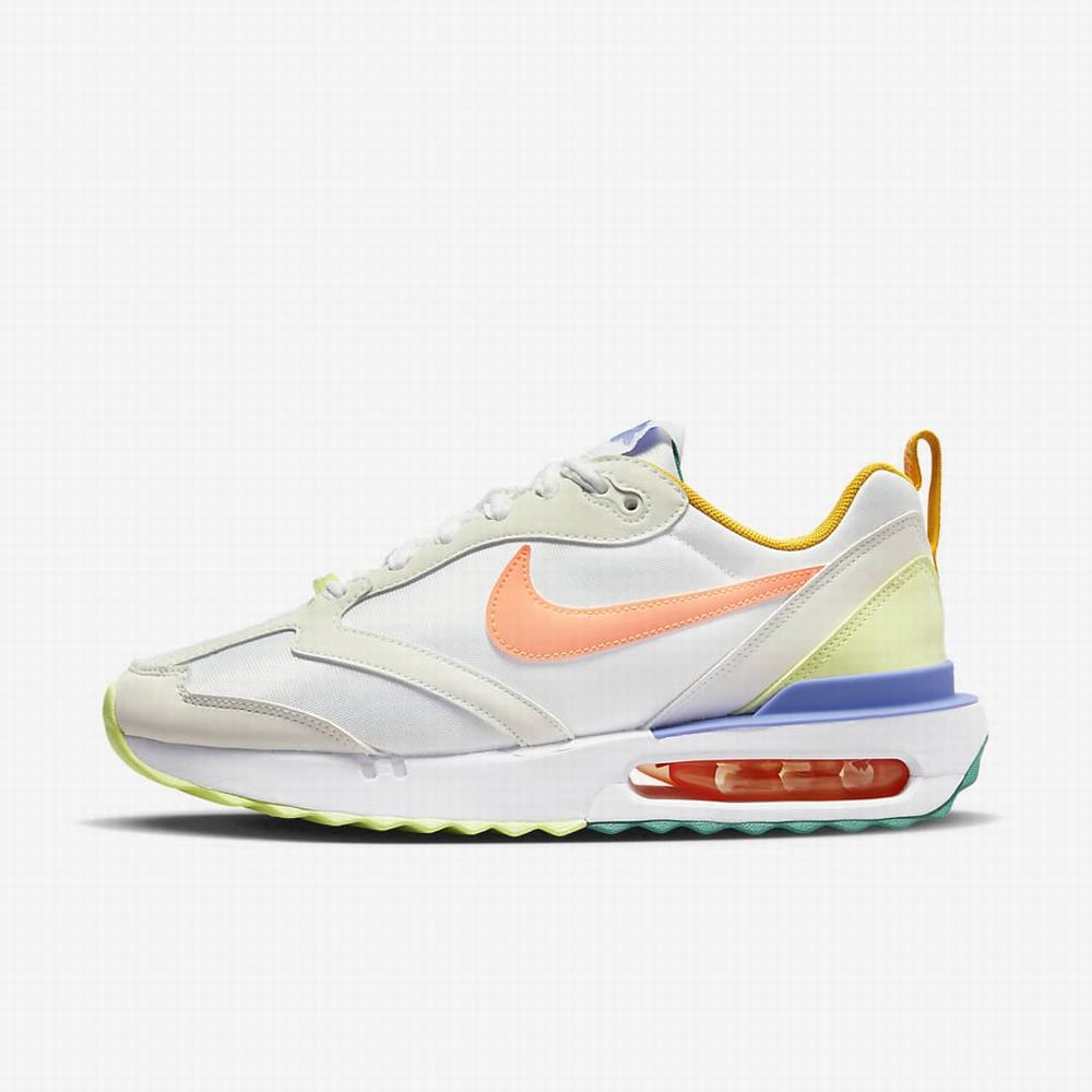 Nike Air Max Dawn Női Utcai Cipő Fehér Világos Zöld Krém | NI1365-M13