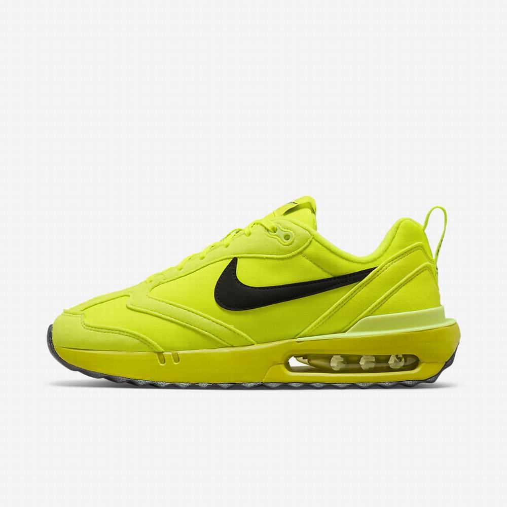 Nike Air Max Dawn Női Utcai Cipő Zöld Világos Citrom Fekete | NI2493-B92