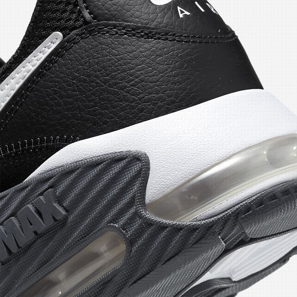 Nike Air Max Excee Férfi Utcai Cipő Fekete Sötétszürke Fehér | NI1068-A57