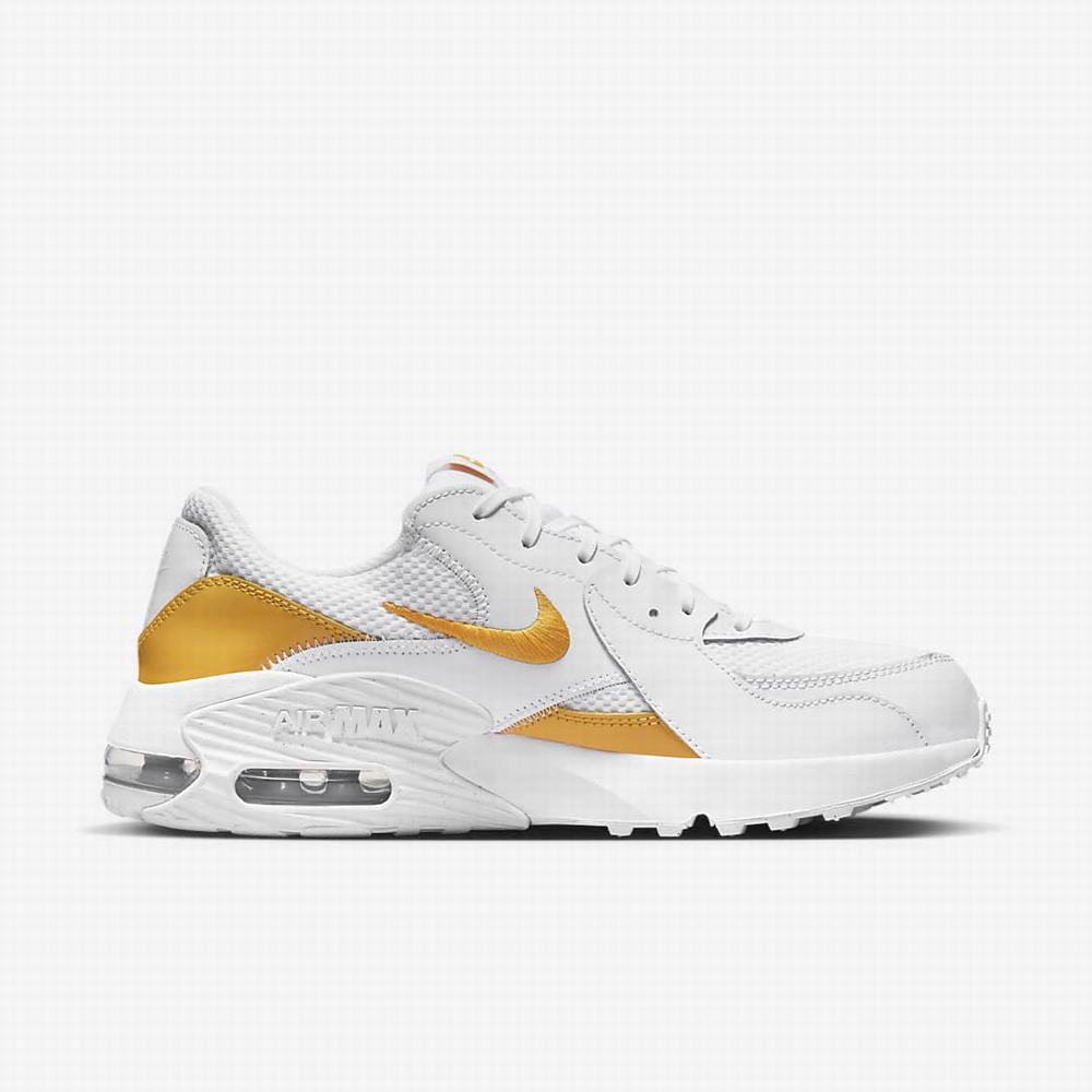 Nike Air Max Excee Női Utcai Cipő Fehér Arany | NI2906-M60