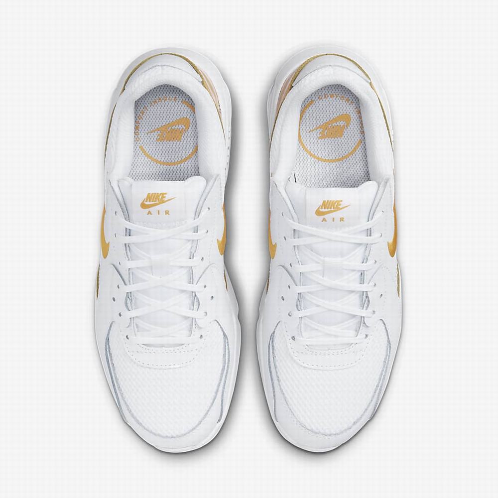 Nike Air Max Excee Női Utcai Cipő Fehér Arany | NI2906-M60