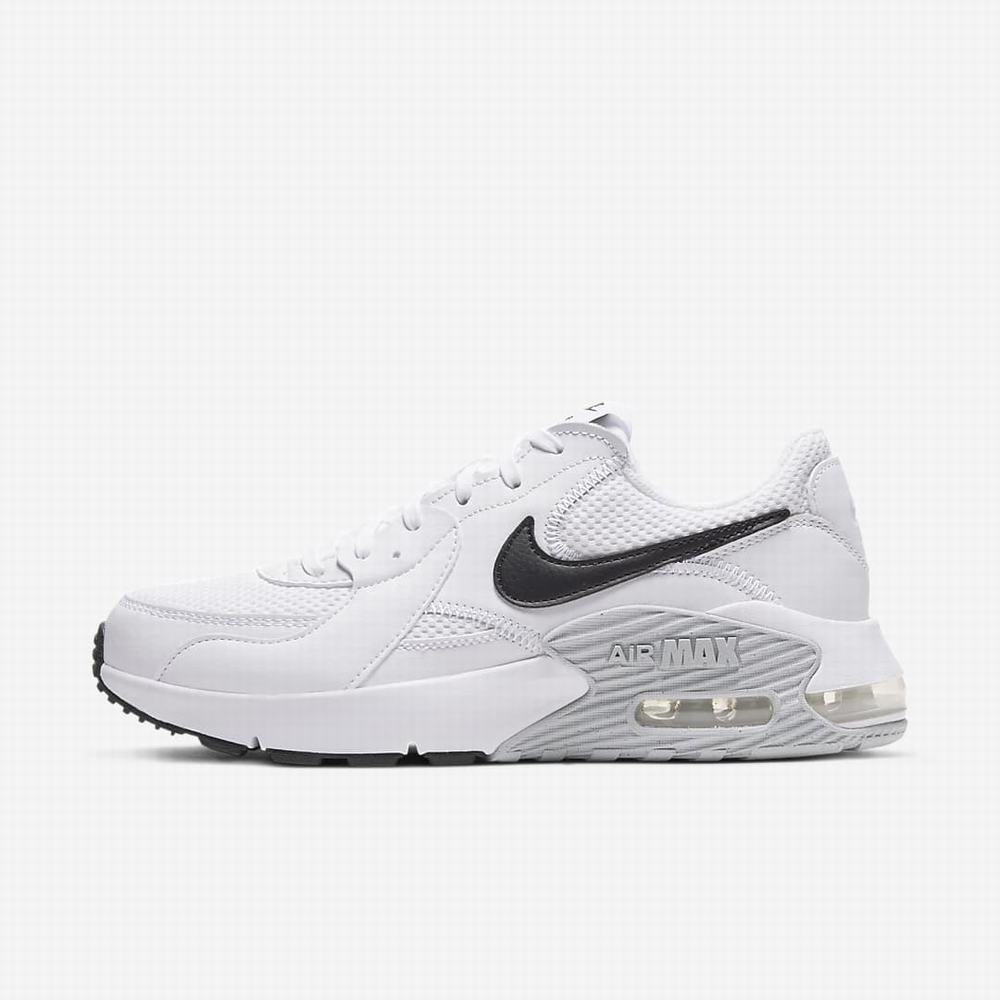 Nike Air Max Excee Női Utcai Cipő Fehér Platina Fekete | NI8704-F09