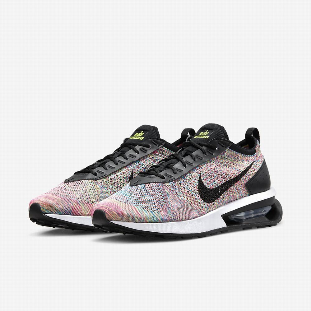 Nike Air Max Flyknit Racer Férfi Utcai Cipő Piros Szürke Fekete | NI6092-M60