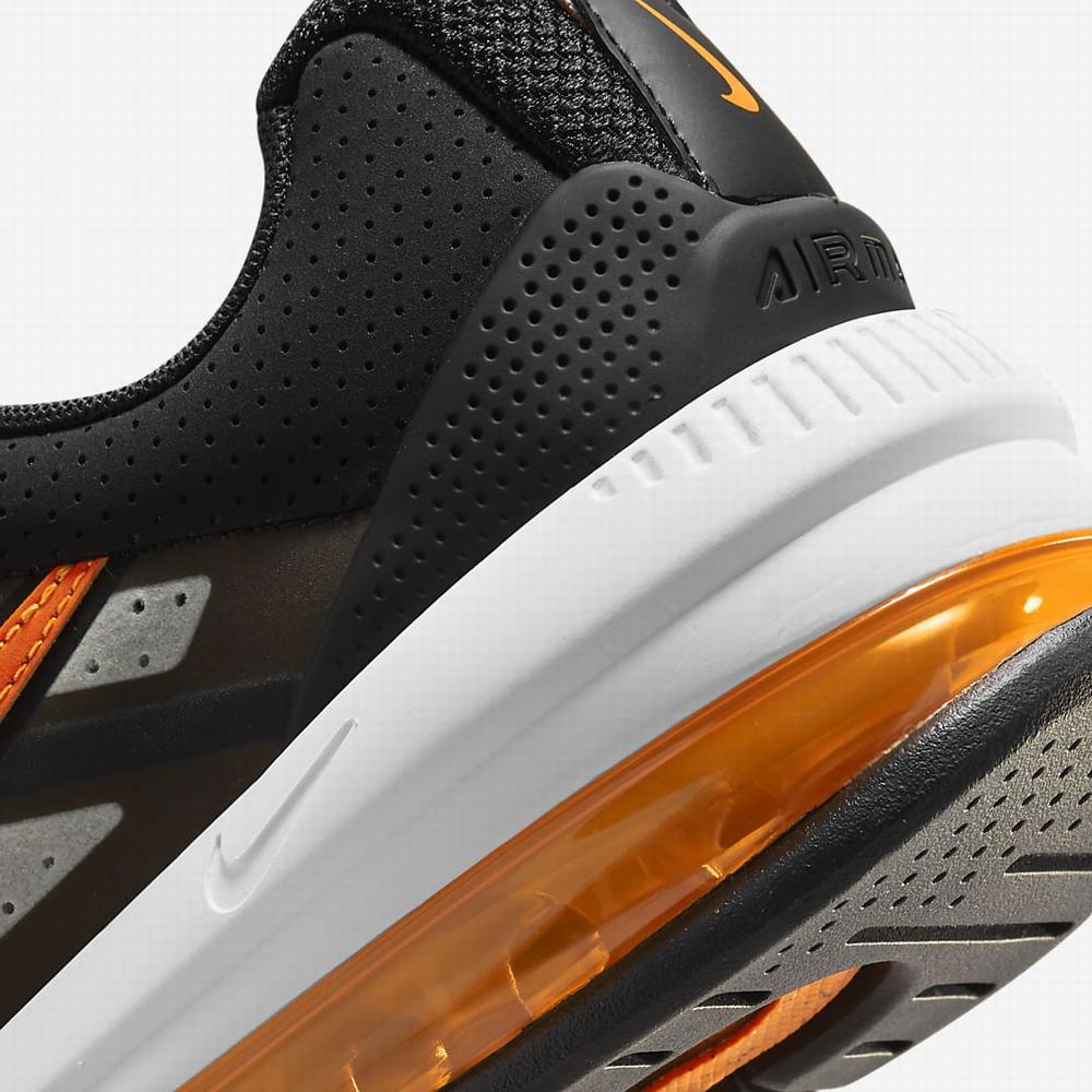 Nike Air Max Genome Férfi Utcai Cipő Fekete Szürke Fehér Narancssárga | NI1386-K27
