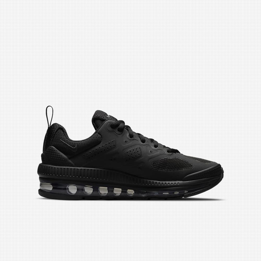Nike Air Max Genome Gyerek Utcai Cipő Fekete Sötétszürke | NI1940-B21