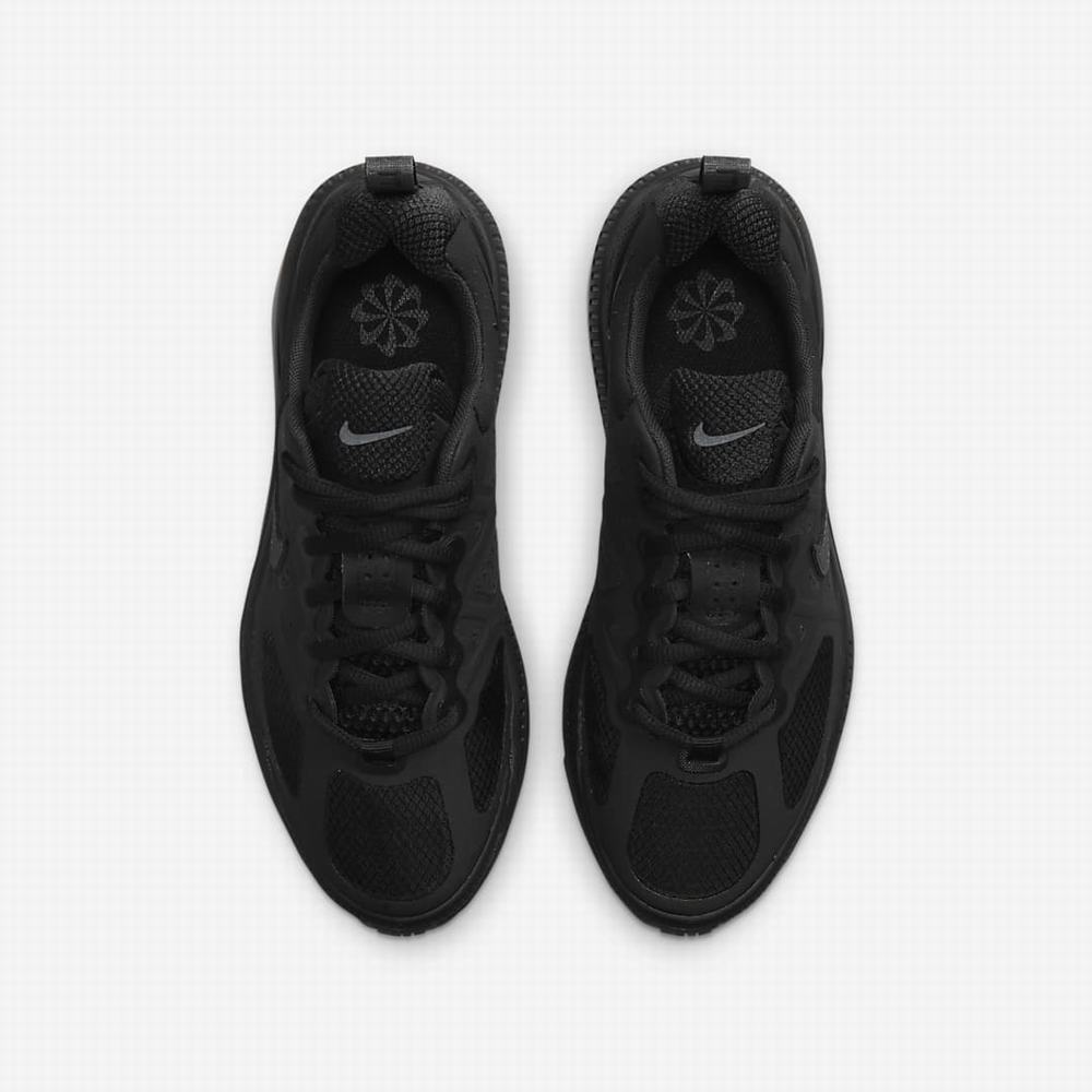 Nike Air Max Genome Gyerek Utcai Cipő Fekete Sötétszürke | NI1940-B21