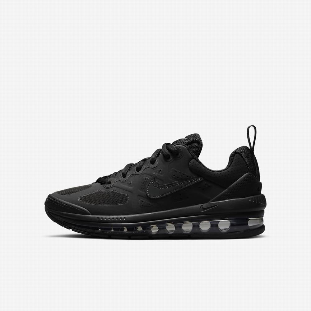 Nike Air Max Genome Gyerek Utcai Cipő Fekete Sötétszürke | NI1940-B21