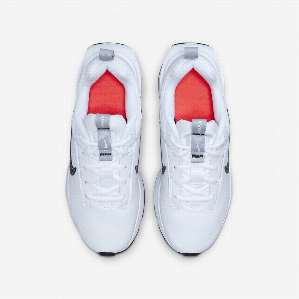 Nike Air Max INTRLK Lite Gyerek Utcai Cipő Fehér Szürke Fekete | NI4790-K94
