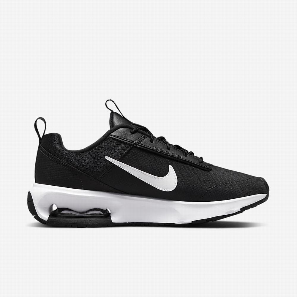Nike Air Max INTRLK Lite Női Utcai Cipő Fekete Sötétszürke Szürke Fehér | NI3049-X05
