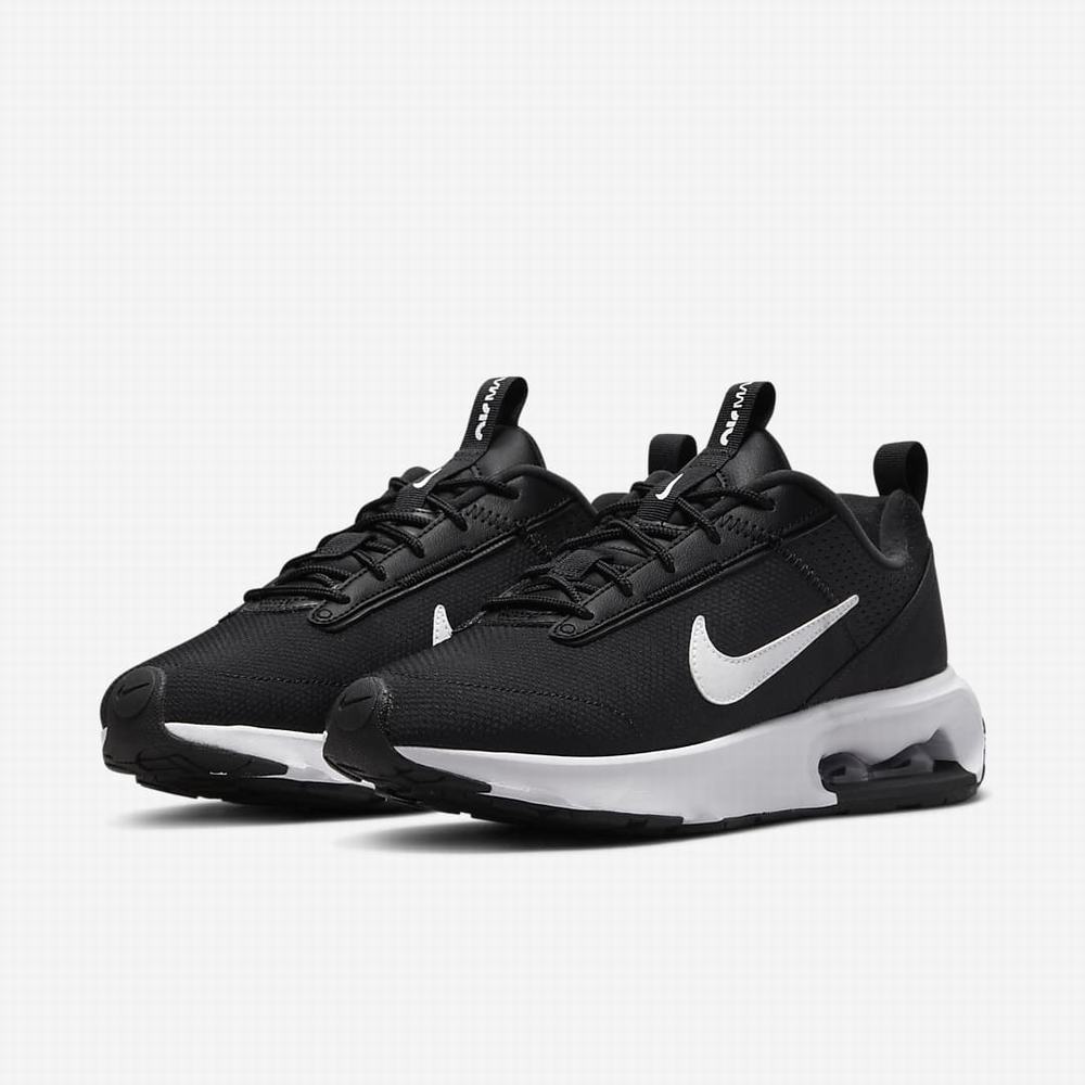 Nike Air Max INTRLK Lite Női Utcai Cipő Fekete Sötétszürke Szürke Fehér | NI3049-X05