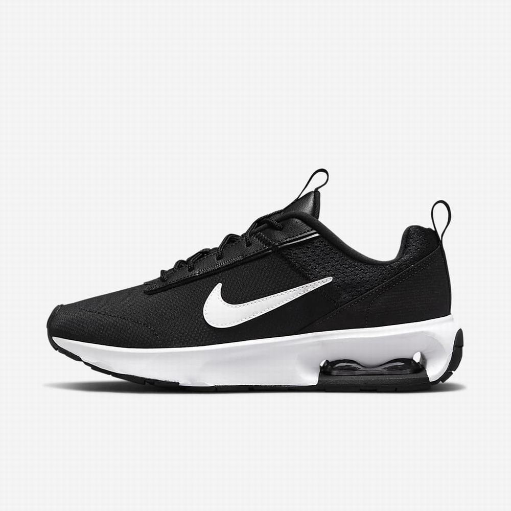 Nike Air Max INTRLK Lite Női Utcai Cipő Fekete Sötétszürke Szürke Fehér | NI3049-X05