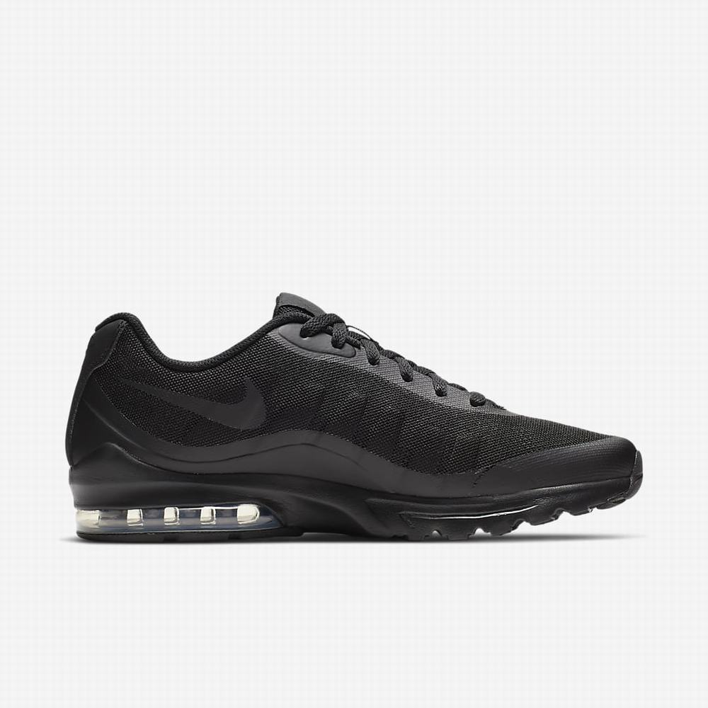 Nike Air Max Invigor Férfi Utcai Cipő Fekete Sötétszürke Fekete | NI6930-K28