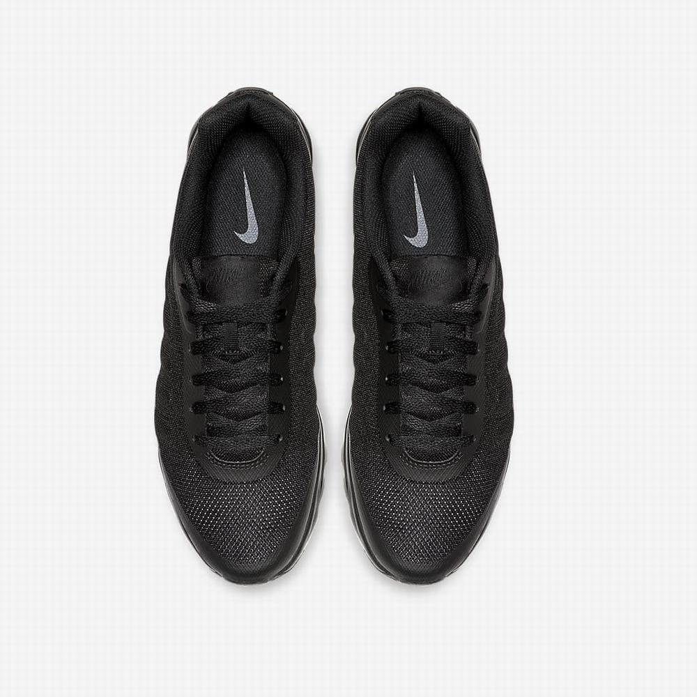 Nike Air Max Invigor Férfi Utcai Cipő Fekete Sötétszürke Fekete | NI6930-K28