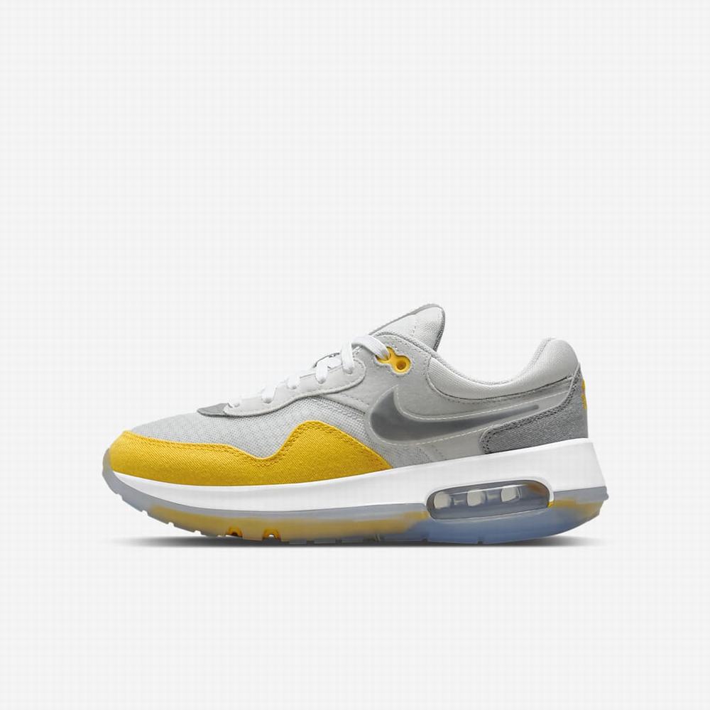 Nike Air Max Motif Gyerek Utcai Cipő Szürke Szürke Világos Szürke Fekete | NI5712-R90