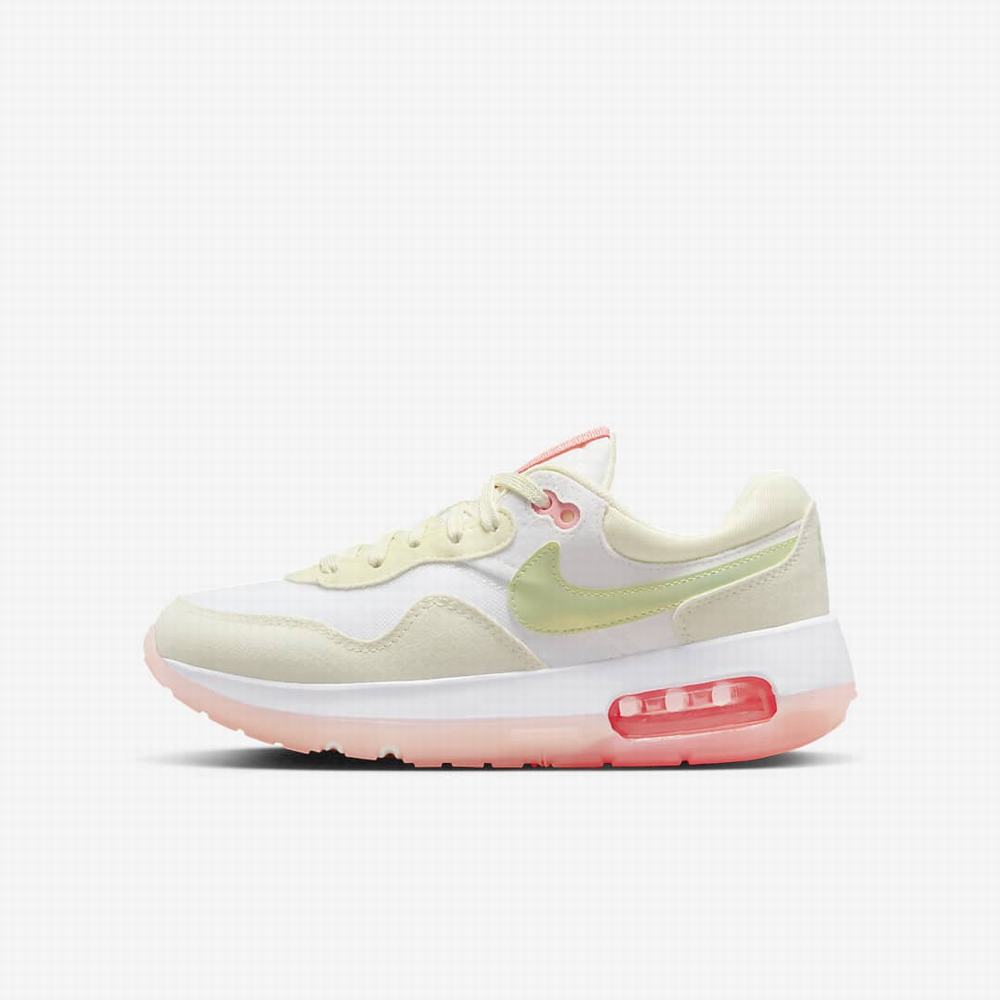 Nike Air Max Motif SE Gyerek Utcai Cipő Fehér Rózsaszín Narancssárga | NI1790-A49