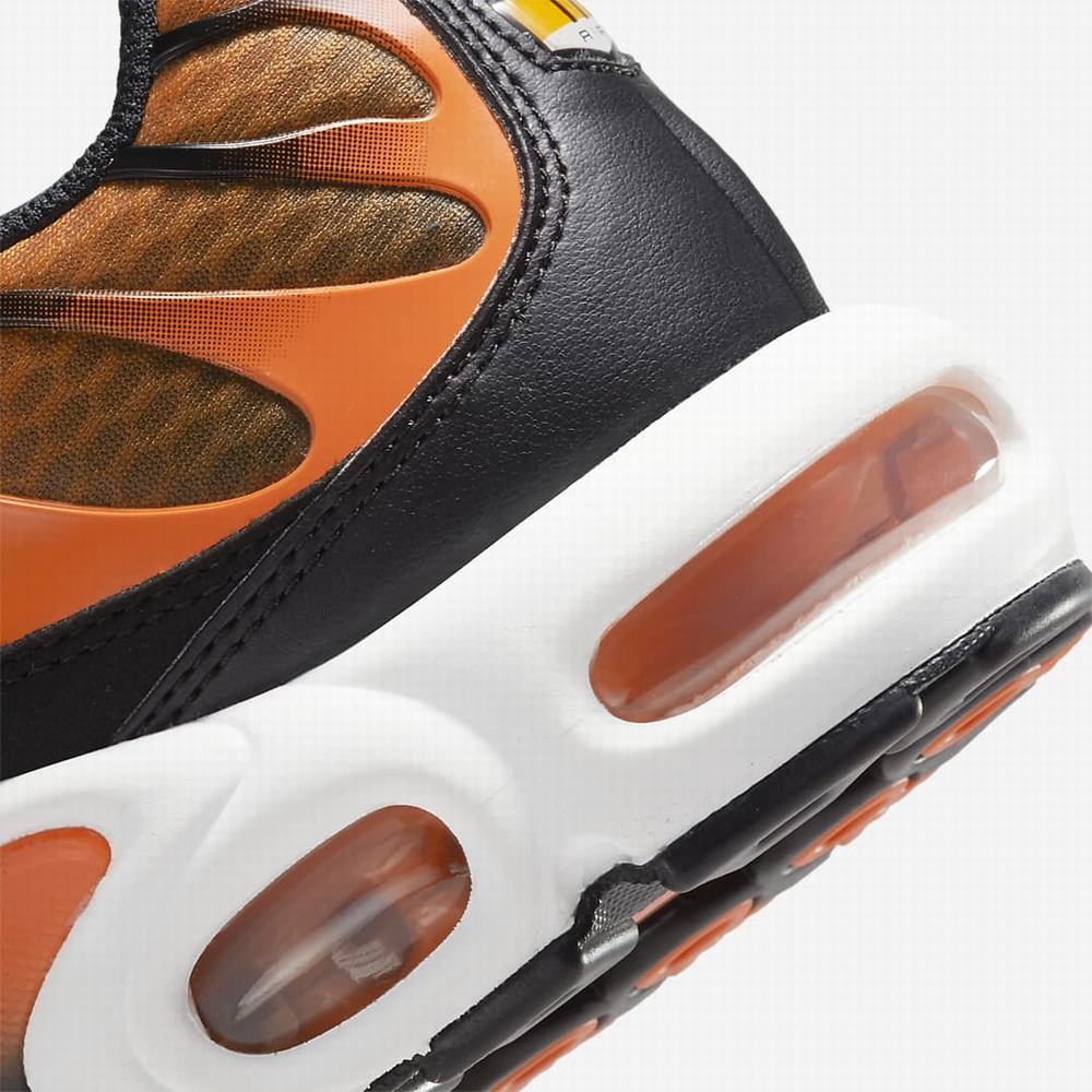 Nike Air Max Plus Férfi Utcai Cipő Narancssárga Fekete Fehér Arany | NI1830-D02