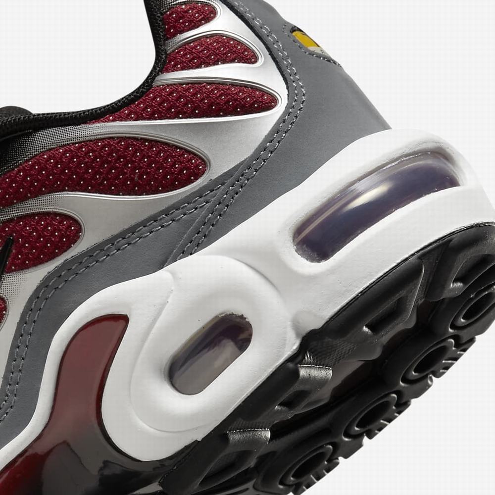 Nike Air Max Plus Gyerek Utcai Cipő Fehér Platina Lila Metal Titán | NI6819-X71