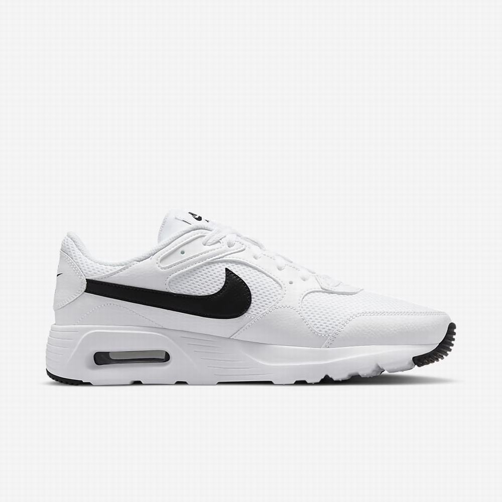 Nike Air Max SC Férfi Utcai Cipő Fehér Fekete | NI4762-F05