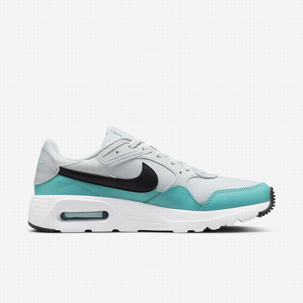 Nike Air Max SC Férfi Utcai Cipő Szürke Világoskék Türkiz Fehér Fekete | NI6325-G62