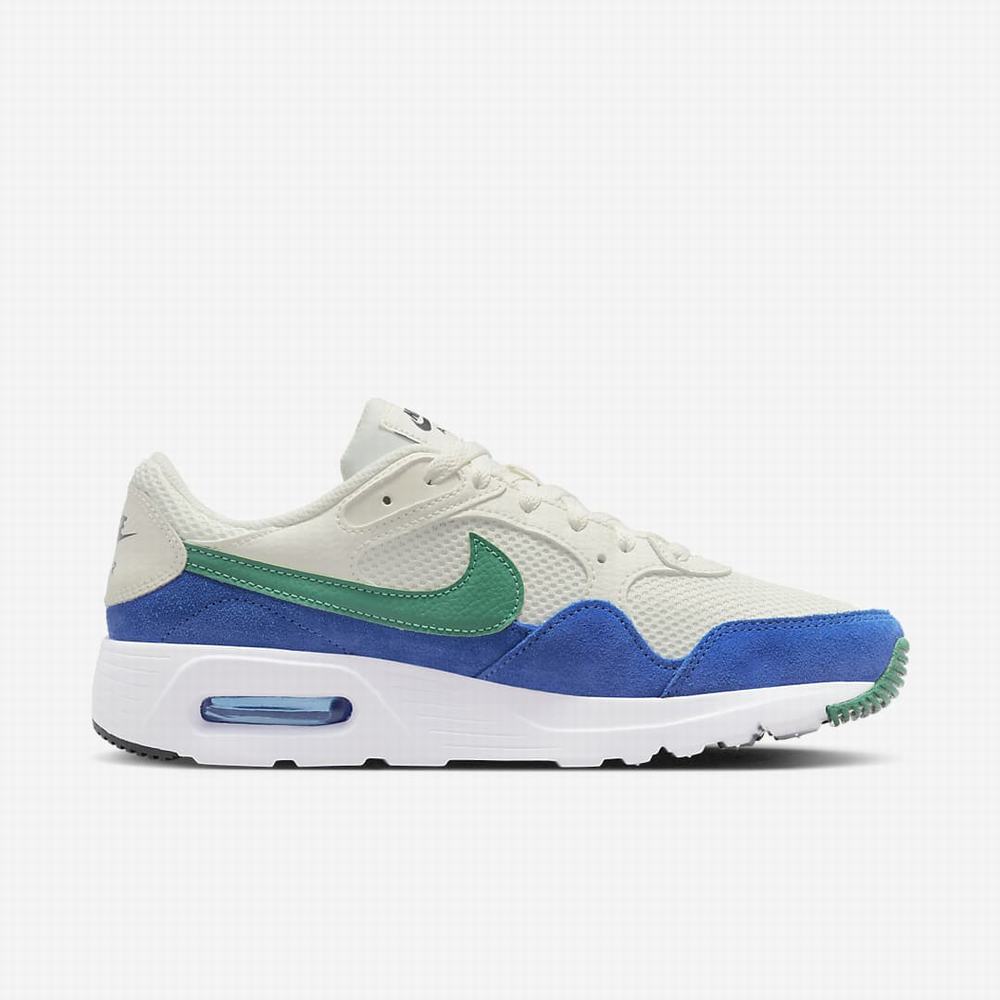 Nike Air Max SC Női Utcai Cipő Bézs Királykék Fehér Zöld | NI8176-J10