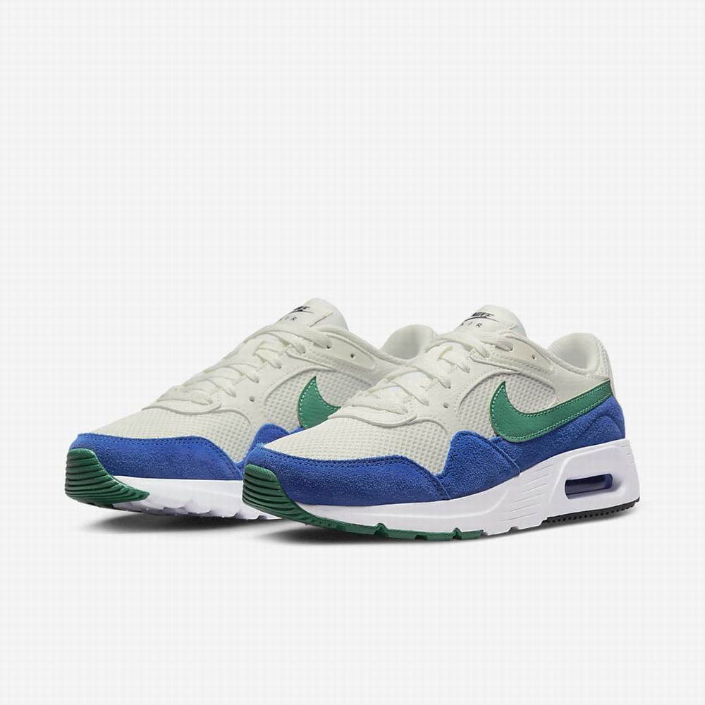Nike Air Max SC Női Utcai Cipő Bézs Királykék Fehér Zöld | NI8176-J10
