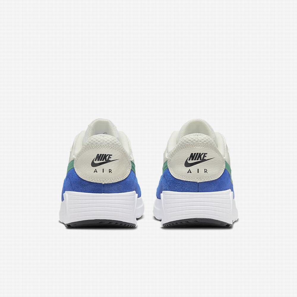 Nike Air Max SC Női Utcai Cipő Bézs Királykék Fehér Zöld | NI8176-J10
