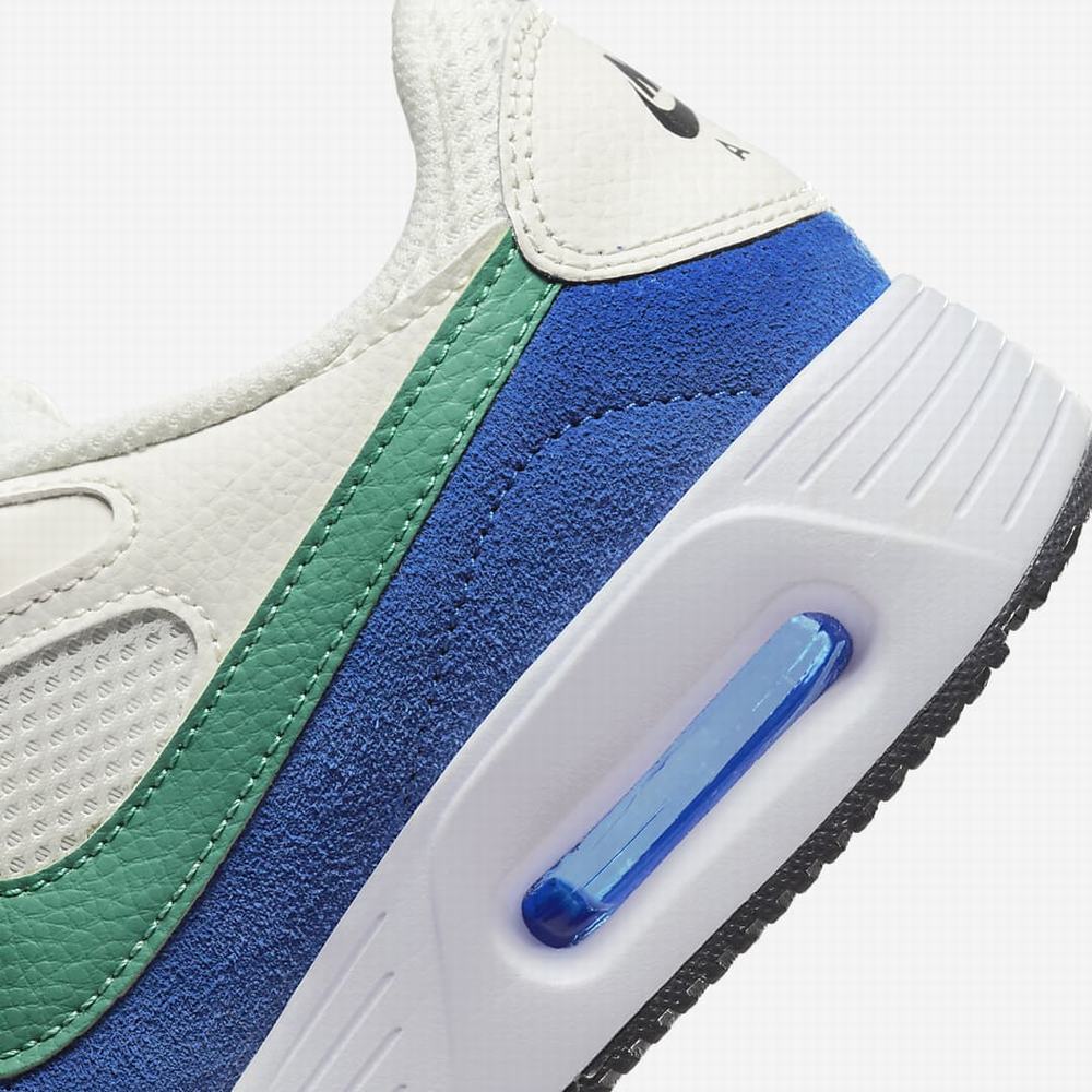 Nike Air Max SC Női Utcai Cipő Bézs Királykék Fehér Zöld | NI8176-J10