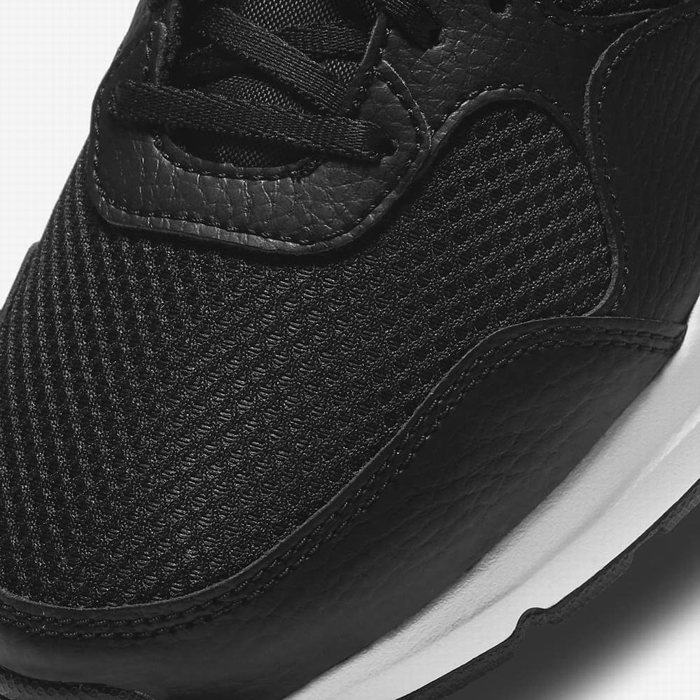 Nike Air Max SC Női Utcai Cipő Fekete Fehér | NI7541-K06