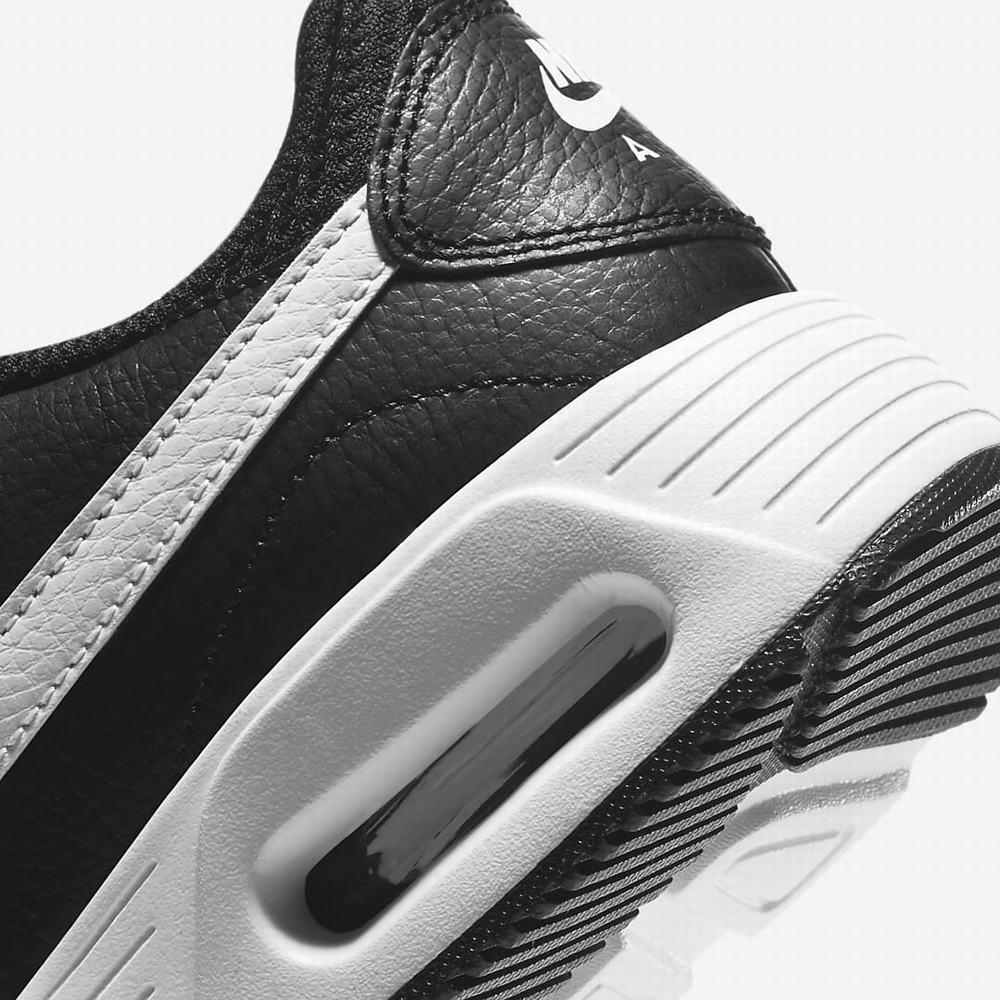 Nike Air Max SC Női Utcai Cipő Fekete Fehér | NI7541-K06