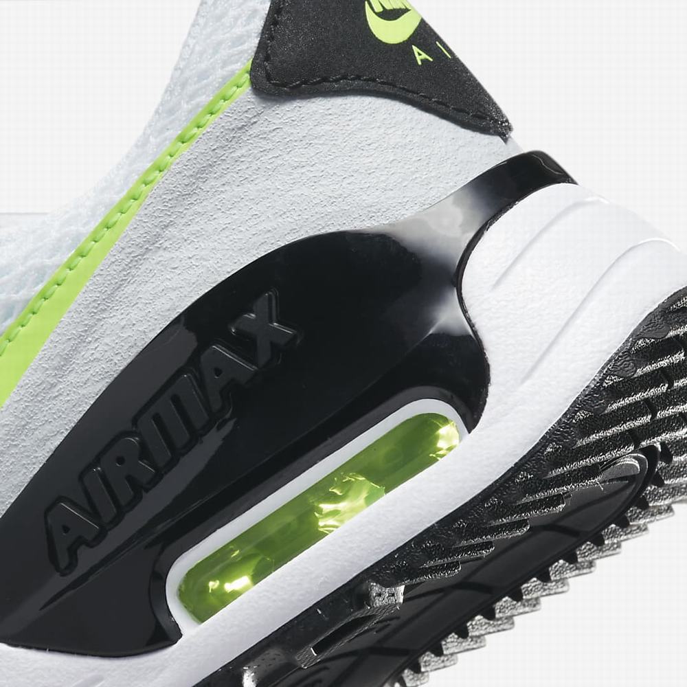 Nike Air Max SYSTM Gyerek Utcai Cipő Fehér Platina Fekete | NI8750-R20