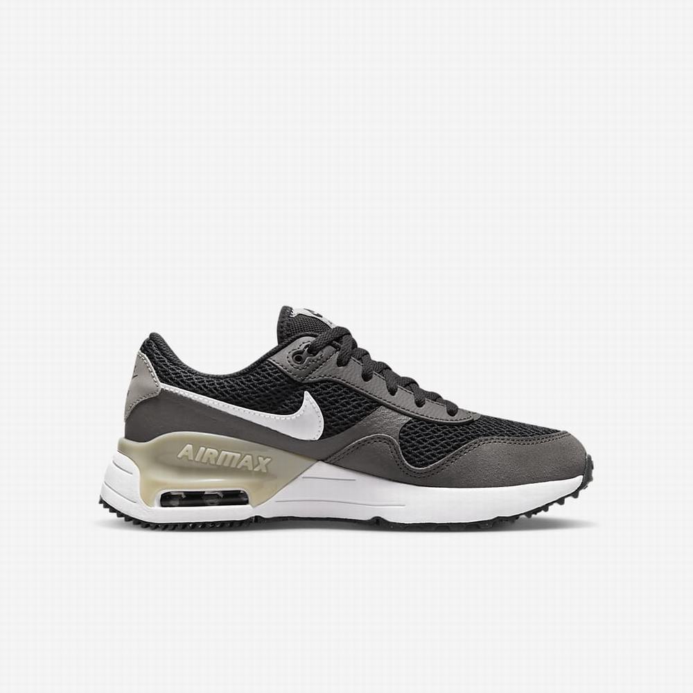 Nike Air Max SYSTM Gyerek Utcai Cipő Sötétszürke Fehér | NI8970-W59