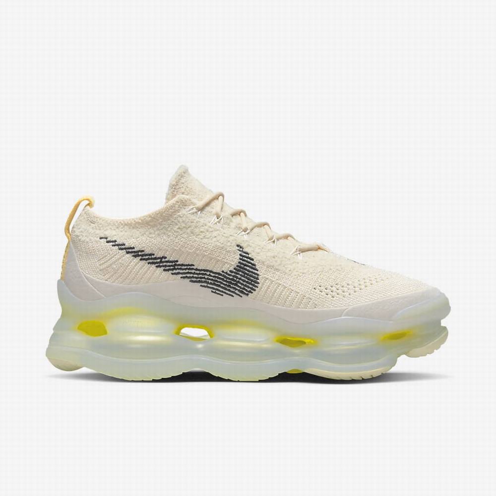 Nike Air Max Scorpion Flyknit Női Utcai Cipő Citrom Világoskék | NI0416-H20