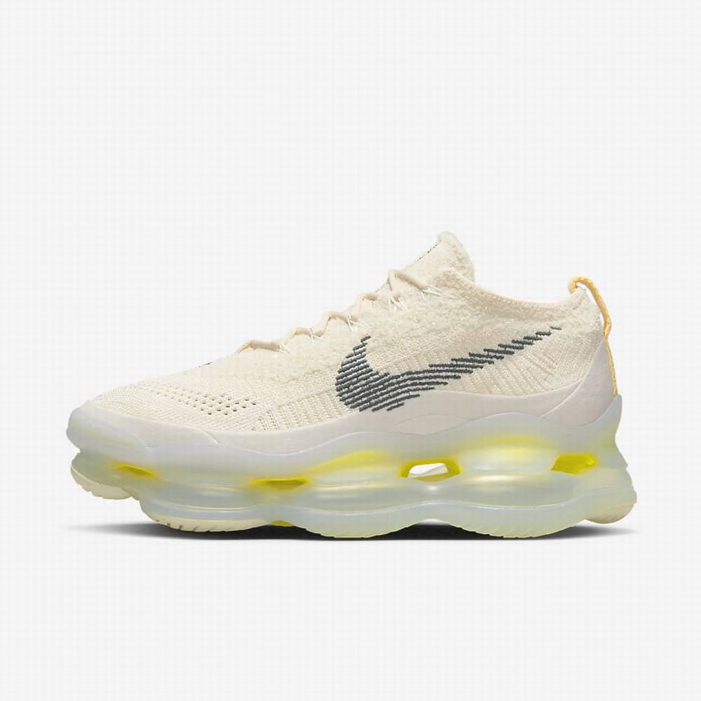 Nike Air Max Scorpion Flyknit Női Utcai Cipő Citrom Világoskék | NI0416-H20
