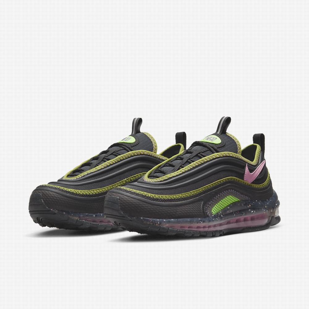 Nike Air Max Terrascape 97 Férfi Utcai Cipő Fekete Világos Zöld Rózsaszín | NI8379-R64
