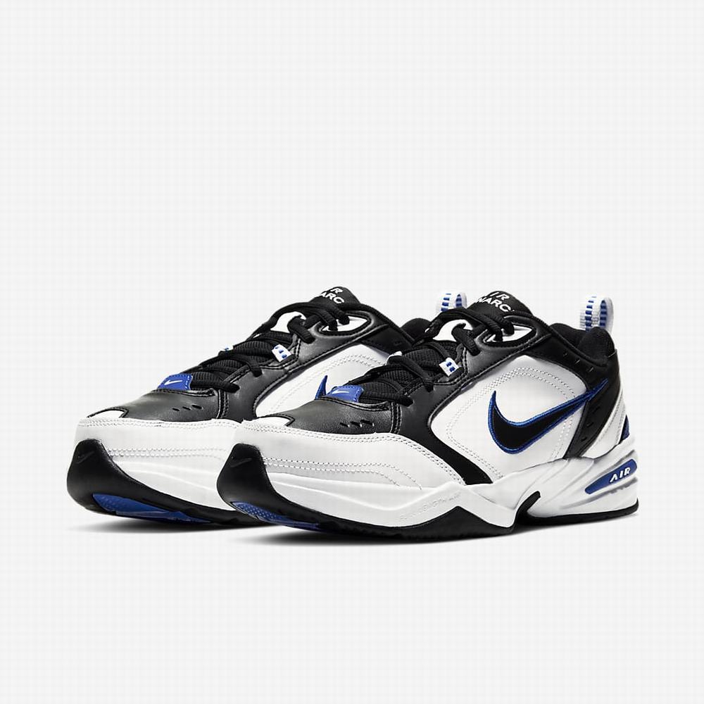 Nike Air Monarch IV (Extra Wide) Férfi Utcai Cipő Fekete Fehér Fekete | NI5481-D42