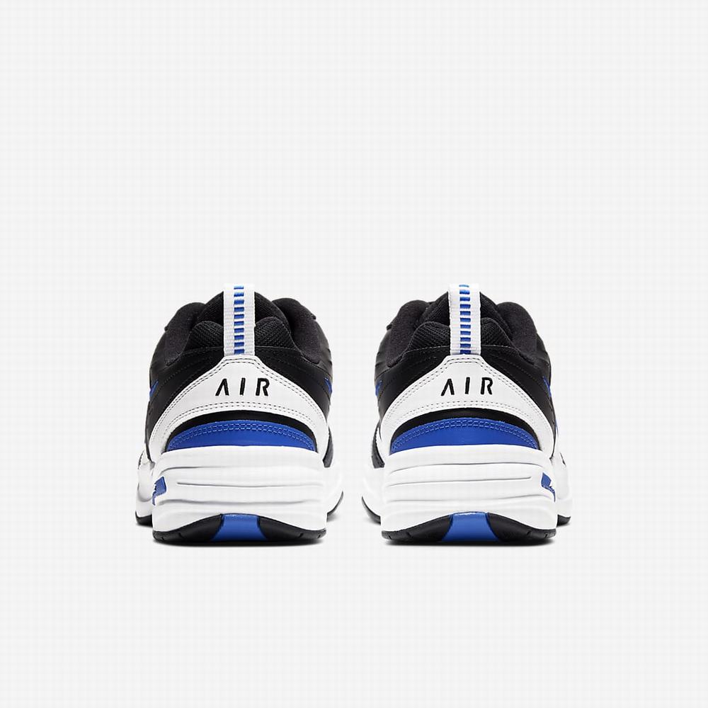 Nike Air Monarch IV (Extra Wide) Férfi Utcai Cipő Fekete Fehér Fekete | NI5481-D42