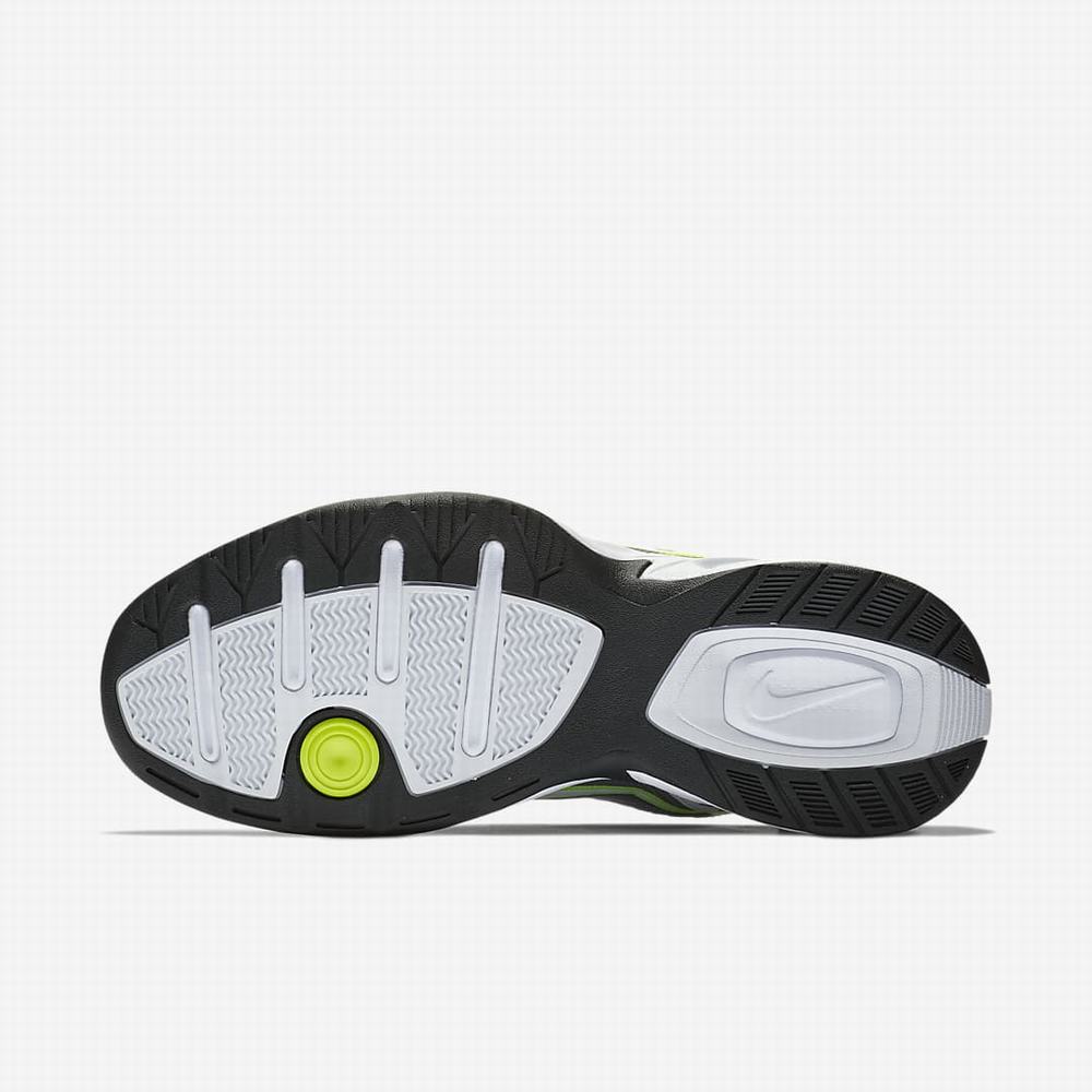 Nike Air Monarch IV Férfi Utcai Cipő Fehér Szürke Sötétszürke Fehér | NI0835-B80