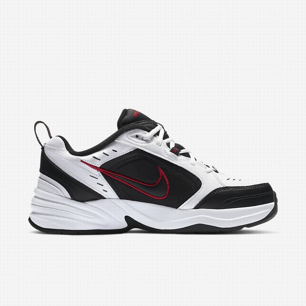 Nike Air Monarch IV Férfi Utcai Cipő Fehér Fekete | NI7123-A90