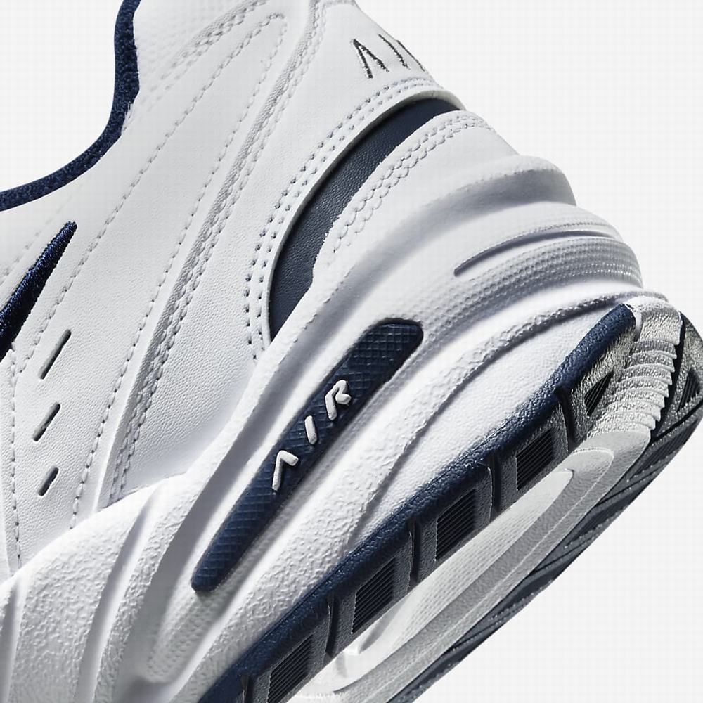 Nike Air Monarch IV Férfi Utcai Cipő Fehér Fekete | NI7123-A90