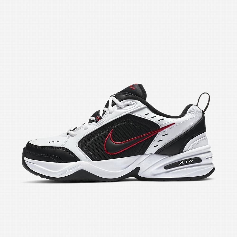 Nike Air Monarch IV Férfi Utcai Cipő Fehér Fekete | NI7123-A90