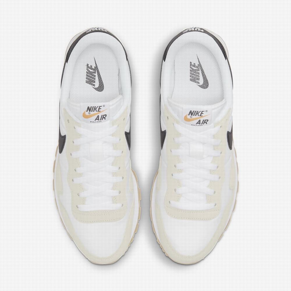 Nike Air Pegasus 83 Férfi Utcai Cipő Fehér Világos Barna Fekete | NI6417-H09