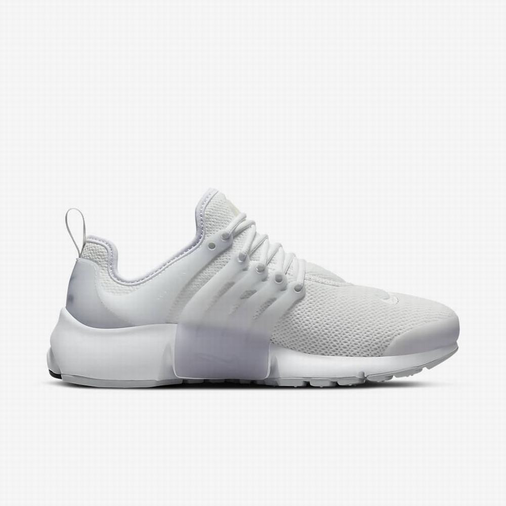 Nike Air Presto Női Utcai Cipő Fehér Platina | NI8345-P87