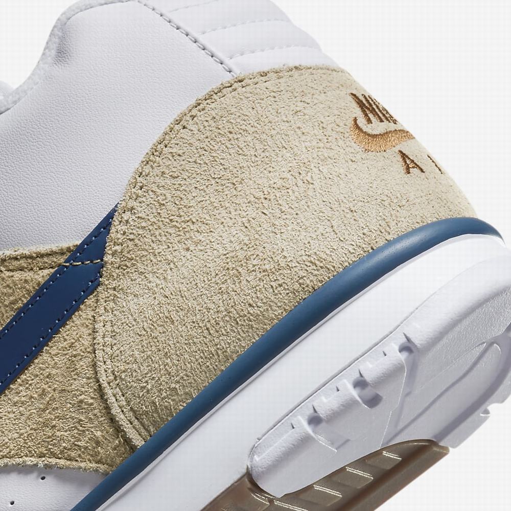 Nike Air Trainer 1 Férfi Utcai Cipő Szürke Világos Zöld Barna Fehér Kék | NI7145-Q58
