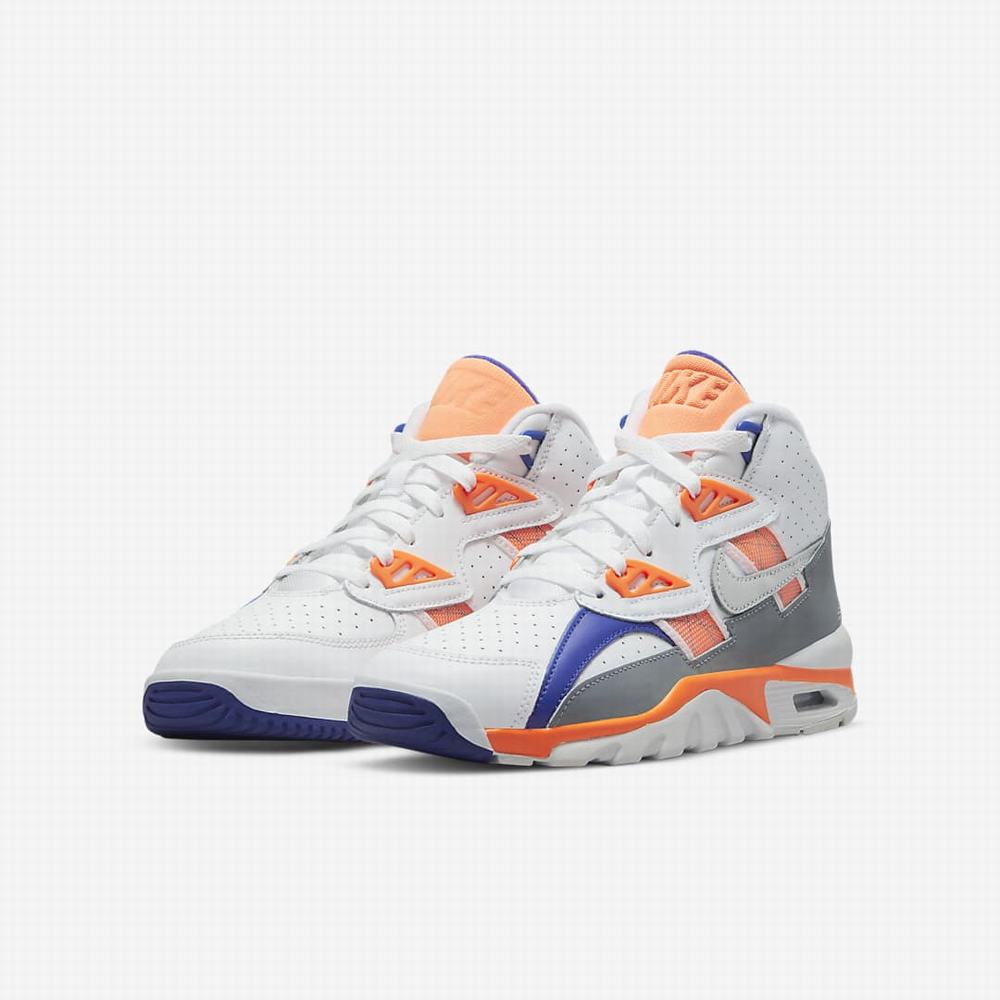 Nike Air Trainer SC Gyerek Edzőcipő Fehér Narancssárga Kék | NI4517-G81