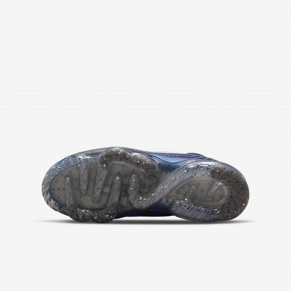 Nike Air VaporMax 2021 FK Gyerek Utcai Cipő Királykék Fehér Sötétszürke Fekete | NI6231-U51