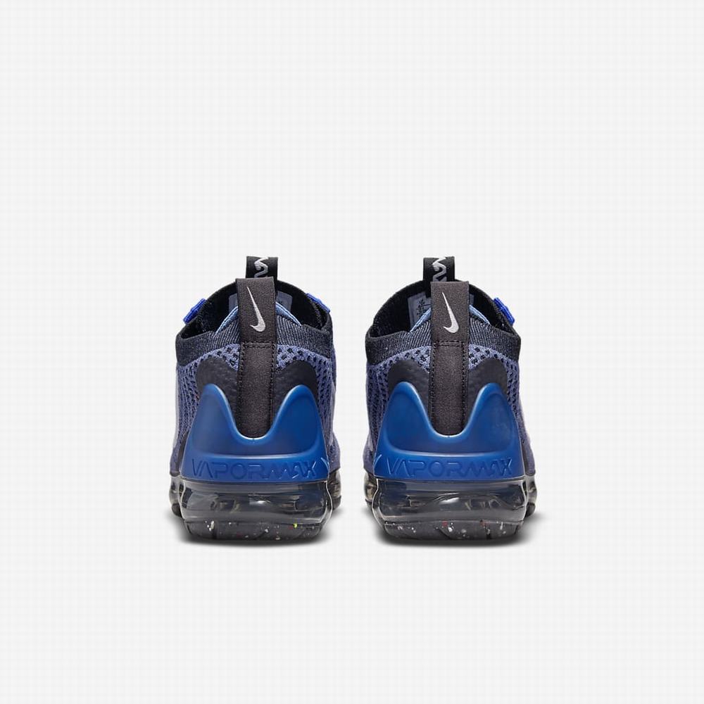 Nike Air VaporMax 2021 FK Gyerek Utcai Cipő Királykék Fehér Sötétszürke Fekete | NI6231-U51