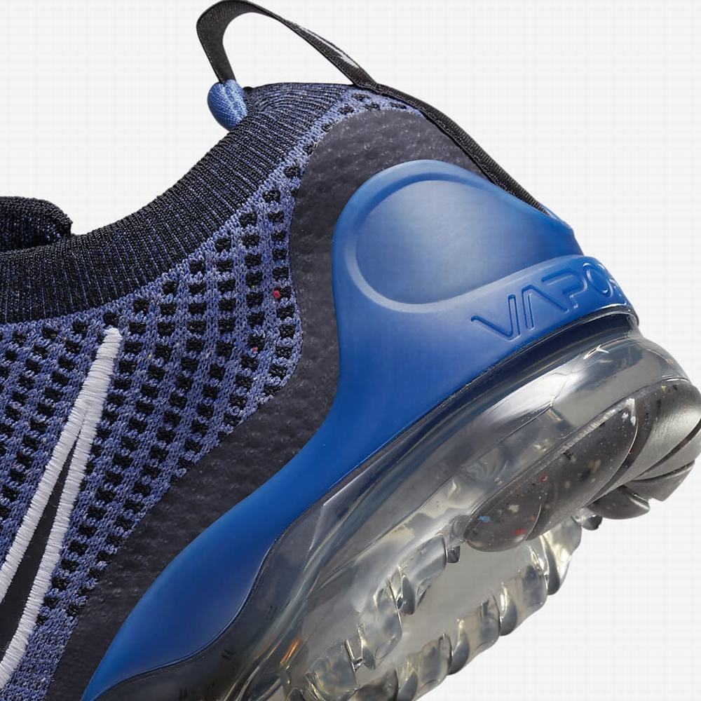 Nike Air VaporMax 2021 FK Gyerek Utcai Cipő Királykék Fehér Sötétszürke Fekete | NI6231-U51