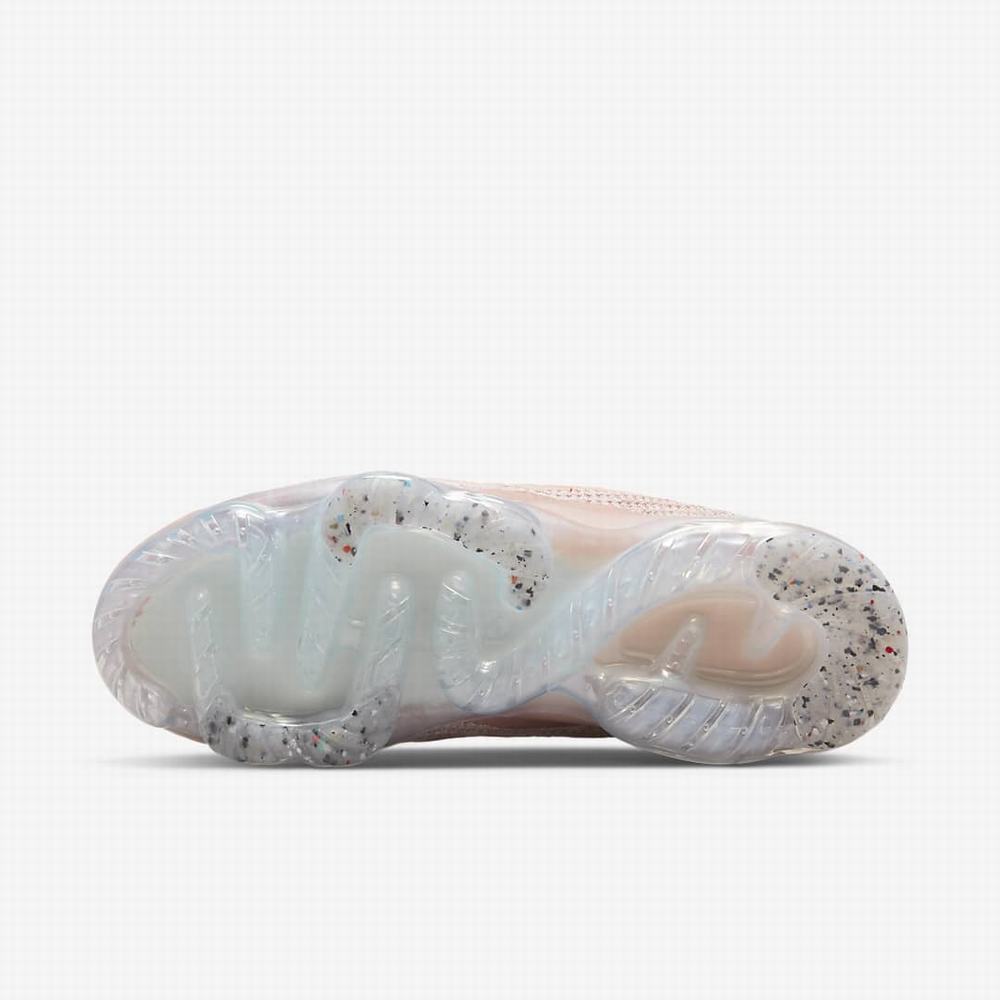 Nike Air VaporMax 2021 Flyknit Női Utcai Cipő Rózsaszín Rózsaszín Metal Titán Rózsaszín | NI0647-E07