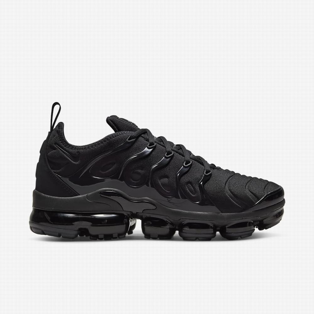 Nike Air VaporMax Plus Férfi Utcai Cipő Fekete Sötétszürke | NI6372-H08